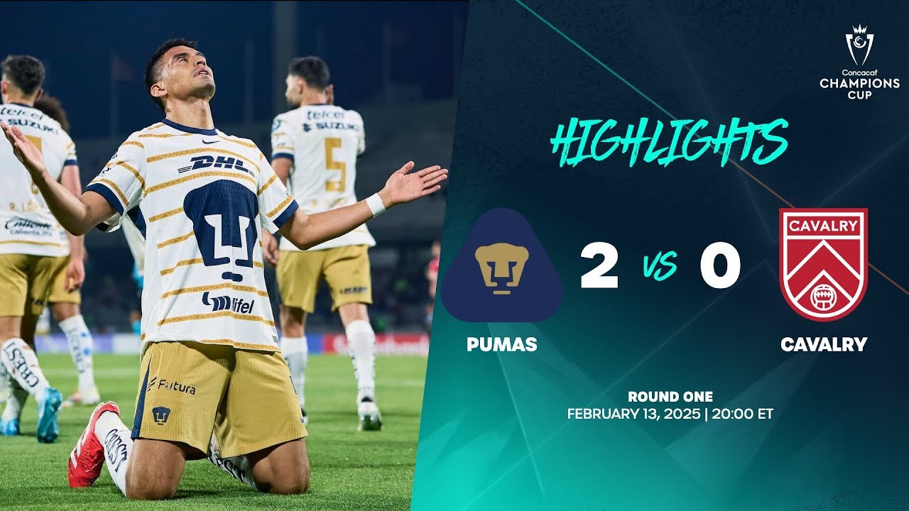 #ไฮไลท์ฟุตบอล [ พูมาส ยูนัม 2 - 0 คาวัลรี่ เอฟซี ] คอนคาเคฟ แชมเปี้ยนส์ คัพ 2025/14.2.68