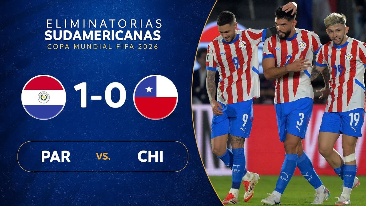 #ไฮไลท์ฟุตบอล [ ปารากวัย 1 - 0 ชิลี ] ฟุตบอลโลก รอบคัดเลือก โซนอเมริกาใต้ 2025/21.3.68