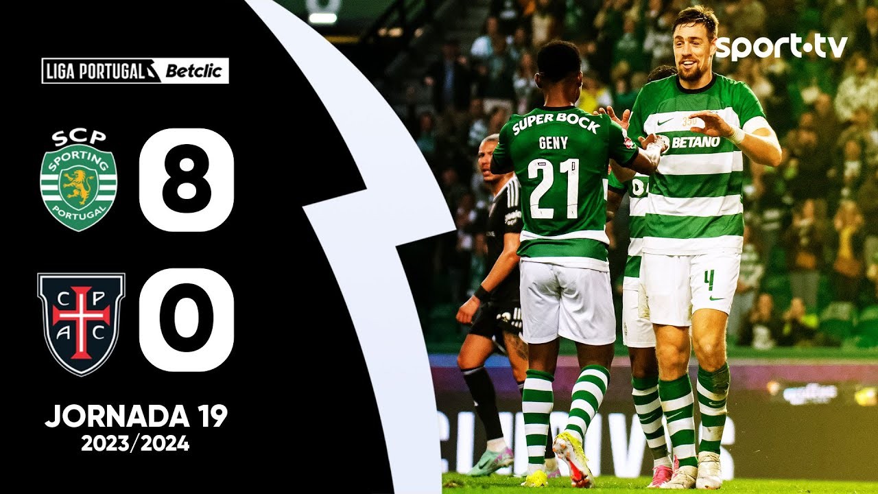 #ไฮไลท์ฟุตบอล [ สปอร์ติ้ง ลิสบอน 8 - 0 คาซ่าเพีย เอซี ] ลีกา ซาเกรส โปรตุเกส 2024/30.1.67